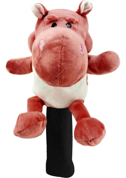 Golf Kulübü Headcover Ahşap Sürücü Kafası Kapak Koruyucu Kollu Kırmızı Hipopopotamus (Yurt Dışından) fiyatları