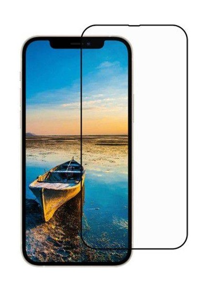 Polham Apple iPhone 13 Pro Max 9d Full Kaplama Kırılmaz Ekran Koruyucu, Kabarcık Bırakmaz Teknoloji