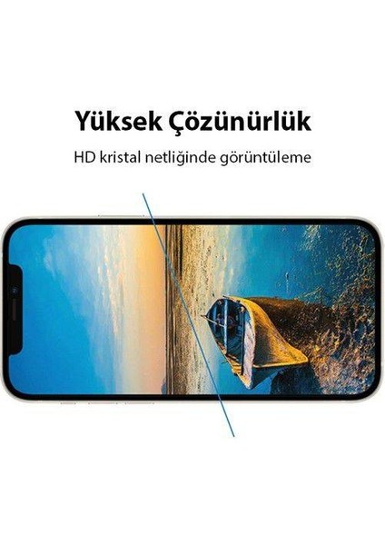 Polham Apple iPhone 13 Pro Max 9d Full Kaplama Kırılmaz Ekran Koruyucu, Kabarcık Bırakmaz Teknoloji