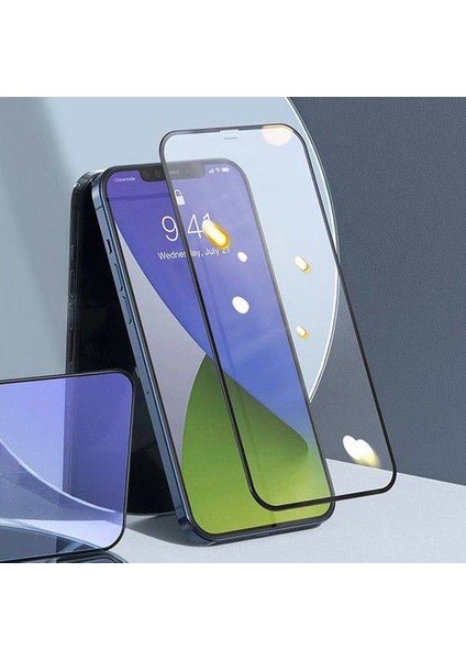 0.3mm 2 Adet Apple iPhone 12, 12 Pro Full Kaplama Kırılmaz Ekran Koruyucu, Anti Blue Light modelleri