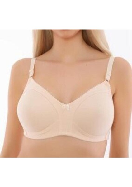 Zümra Kadın Penye Toparlayıcı Dikişsiz Beyaz Sütyen