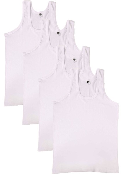 Tutku 4'lü Penye Erkek Atlet - Beyaz