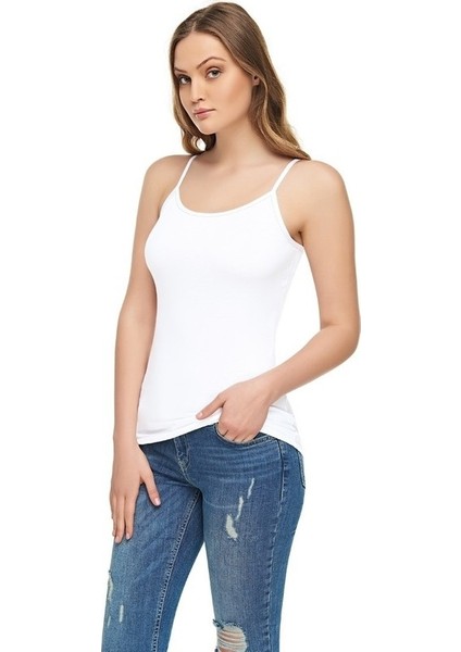 3 Lü Tutku Elastan Esnek Ip Askı Bayan Atlet & Body