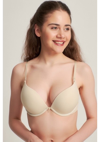 Kadın Siyah Destekli Dolgulu Sütyen