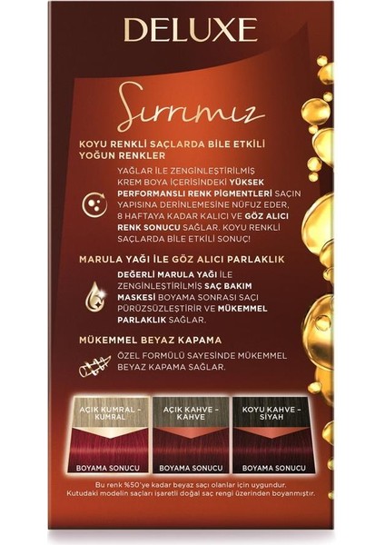 Shwarzkopf Palette Deluxe Yoğun Renkler 7-887 Ateş Kızılı Saç Boyası