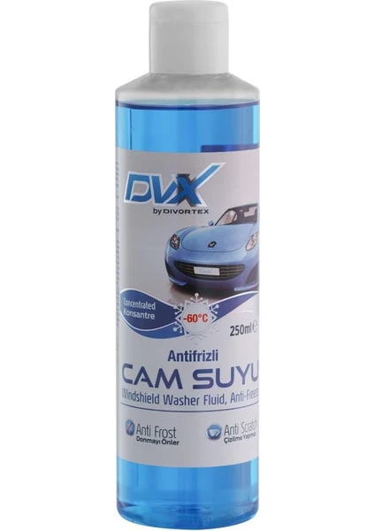 -60° Konsantre Antifrizli Cam Suyu 250 ml