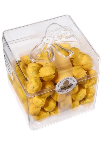 Kayısılı Draje 200 gr Pleksi Kutu