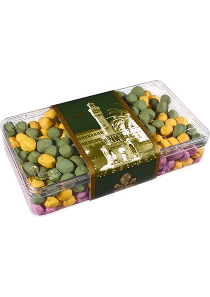 Karışık Meyveli Draje 800 gr Pleksi Kutu