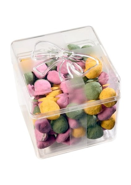 Karışık Meyveli Draje 200 gr Pleksi Kutu