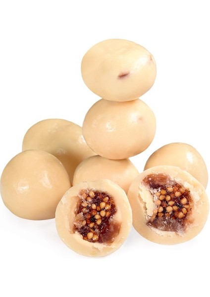 Beyaz Çikolatalı Incirli Special Draje 200 gr Pleksi Kutu modelleri