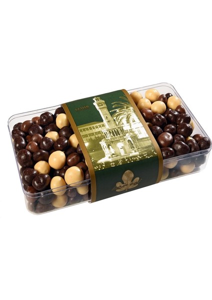 Karışık Çikolatalı Incirli Special Draje 800 gr Pleksi Kutu