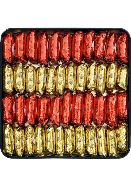 Karışık Çukulat Kuru Incir 1 kg Metal Kutu