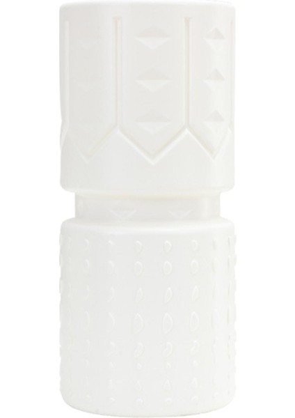 F Fityle Ev Dekorasyonu Plastik Vazo Buketleri Düzenlemek Için Kırılmaz Ev Aksesuarları Sıcak Beyaz (Yurt Dışından)