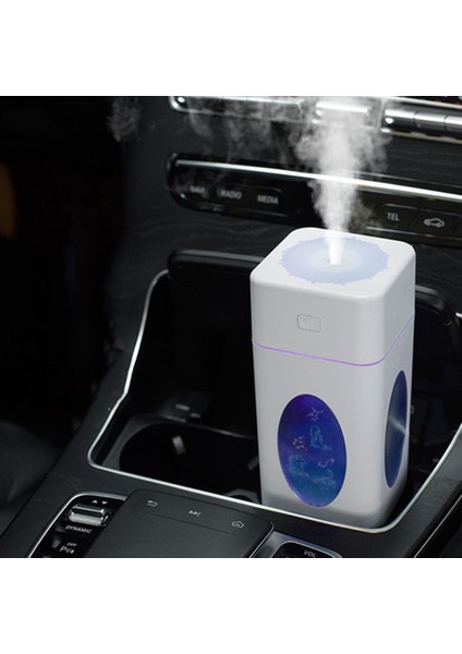 F Fityle 260ML Ultrasonik Hava Difüzör Sis Arıtma Aroma Nemlendirici LED Işık Beyaz (Yurt Dışından) modelleri
