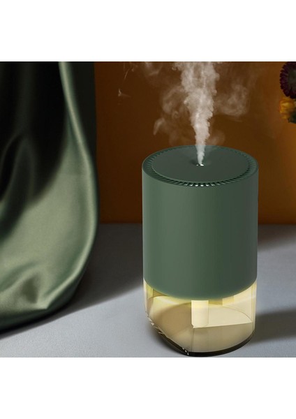 F Fityle 390 ml USB Mini Araba Ev Nemlendirici Aroma Yağı Difüzör Mist Arıtma Yeşil (Yurt Dışından)