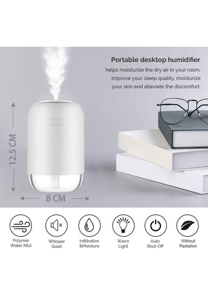 F Fityle Hava Nemlendirici Aroma Uçucu Yağ Difüzör Nano Mist Sisleyici Buharlaştırıcı Beyaz (Yurt Dışından) indirimleri