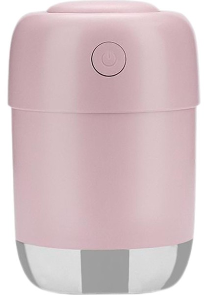 F Fityle Mini USB Nemlendirici Gece Lambası ile Küçük Nemlendirici Ofis Masası Seyahat Pembe (Yurt Dışından)