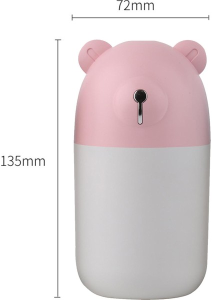 F Fityle Yatak Odası Için Serin Sis Nemlendiriciler Temizlemek Kolay Kontrol Hava Nemlendirici Pembe (Yurt Dışından) indirimleri