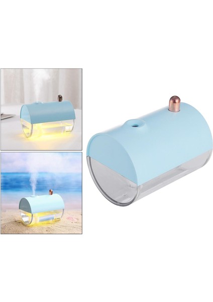 F Fityle Hava Nemlendirici Aroma Difüzör 250ML Difüzör LED Lamba Humidificador Mavi (Yurt Dışından) indirimleri