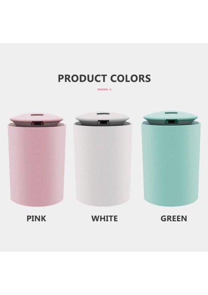 F Fityle USB Uçucu Yağ Difüzör Hava Nemlendirici Yatak Odası Için 260ML Tank 2.76X2.84 '' Pink (Yurt Dışından) fırsatları