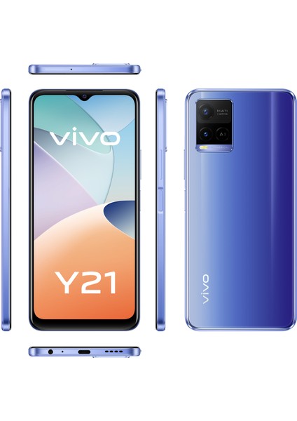 Y21 64 GB (vivo Türkiye Garantili) Mavi