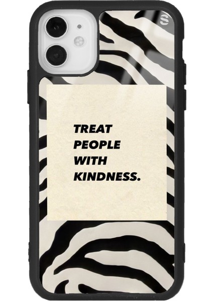 Apple iPhone 11 Zebra Motto Tasarımlı Glossy Telefon Kılıfı