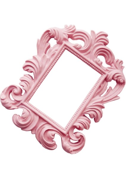 F Fityle Barok Çerçeve Pembe Düğün Fotoğraf Prop Süsler Ev Dekorasyon Iyilik (Yurt Dışından)