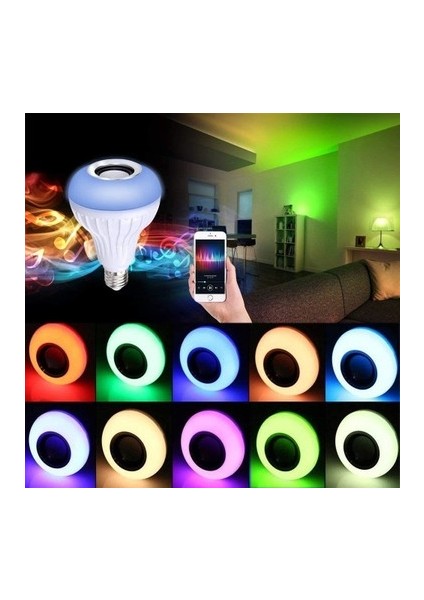 Bluetooth Hoparlör Akıllı Rgb LED Ampul Lamba fiyatları