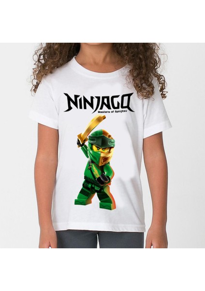 Ninjago Çocuk Tişört Beyaz Unisex