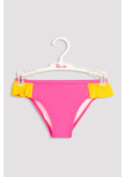 Kız Çocuk Frill Toucan Halter Bikini Takımı