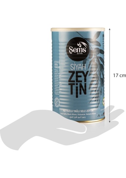 Şems Avantajlı Siyah Zeytin Paketi (4 Çeşit Kalibre Siyah Zeytin) Toplam 3600 gr