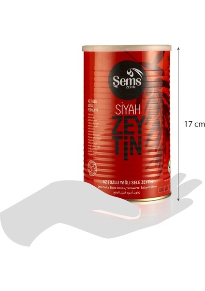 Şems Avantajlı Siyah Zeytin Paketi (4 Çeşit Kalibre Siyah Zeytin) Toplam 3600 gr