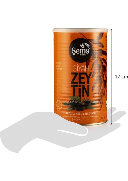 Şems Avantajlı Siyah Zeytin Paketi (4 Çeşit Kalibre Siyah Zeytin) Toplam 3600 gr