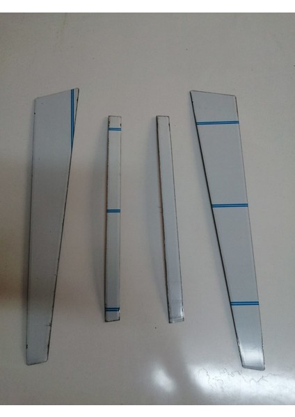 Renault Megane 2 Krom Kapı Direği Cam Direği 4 Parça 2003 - 2012