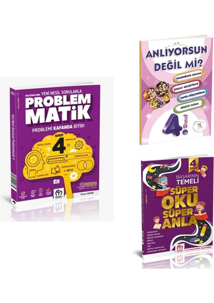 4. Sınıf Yeni Nesil Problemmatik - Anlıyorsun Değil Mi ve Süper Oku Anla