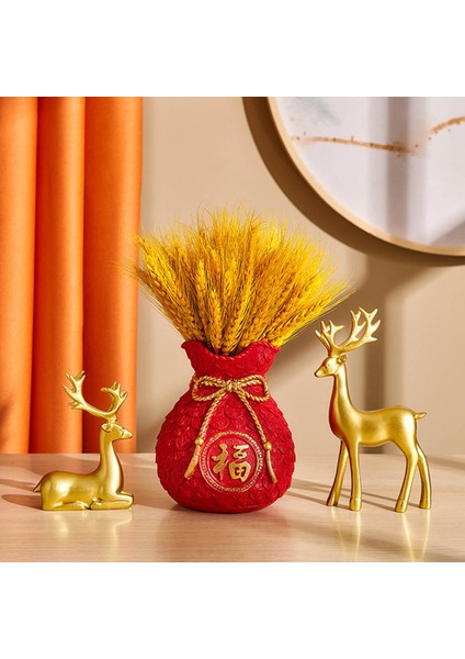 Reçine Çiçek Vazo Şanslı Çanta Şekli Çiçek Tutucu Sanat El Sanatları Ev Kurutulmuş Çiçek Altın (Yurt Dışından) indirimleri