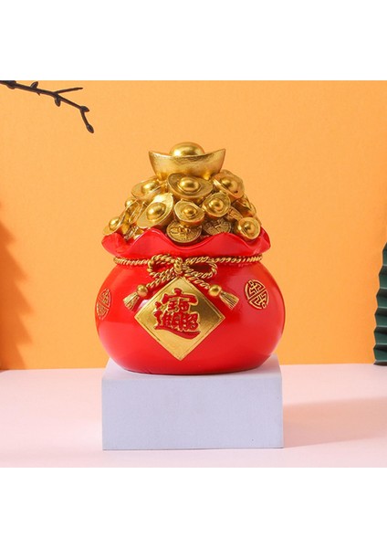 Nefis Kumbara Para Çantası Şekli Tahsil Hediye Ofis Süs Kırmızı 11X13 cm (Yurt Dışından) indirimleri