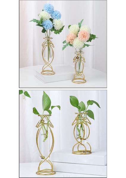 Nordic Altınfish Cam Çiçek Vazo Masa Kurutulmuş Bitki Raf Ev Dekor Için Standı Altın Hydroponic Çiçek Vazo - 22X8.5 cm (Yurt Dışından) fırsatları