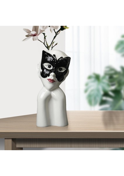 Vazo Bitki Pot Buketi Çiçek Dükkanı Için Çiçek Tutucu Düğün Centerpieces S Siyah Maske (Yurt Dışından) modelleri