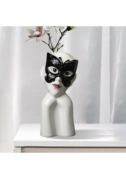 Vazo Bitki Pot Buketi Çiçek Dükkanı Için Çiçek Tutucu Düğün Centerpieces S Siyah Maske (Yurt Dışından) indirimleri