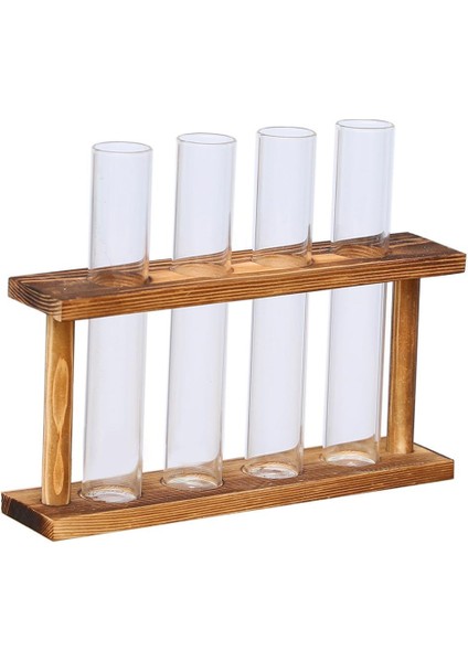 Duvara Monte Asılı Ekici Test Boru Çiçek Vazo Masaüstü Camı Tr Standı Ahşap (Yurt Dışından)