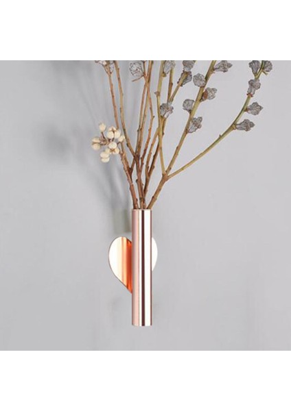 Ev Duvar Asılı Bitki Çiçek Vazo Tüp Oturma Odası Ekici Tutucu Dıy Gül Altın Kalp (Yurt Dışından) indirimleri