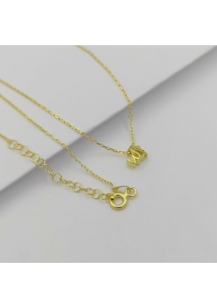 Gümüş Allah Yazısı Minimal Kolye 925 Ayar