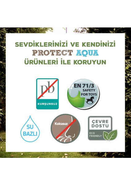 Ünlü Protect Aqua Su Bazlı Dış Cephe Vernik 2,5 Lt