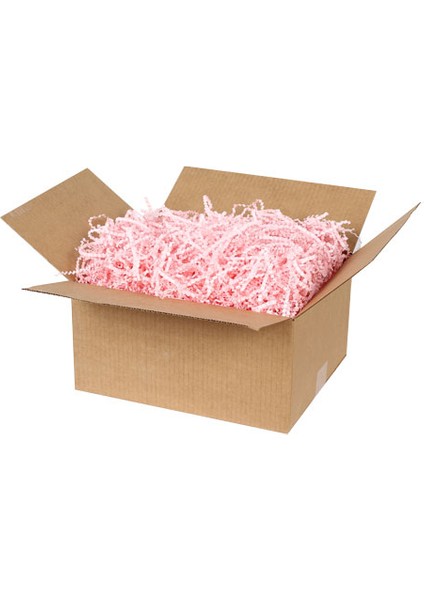 Zikzak Kırpık Kağıt Dolgu Malzemesi Pembe 250 gr