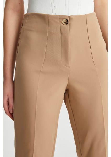 Kadın Pensli Paça Yırtmaçlı Pantolon fırsatları