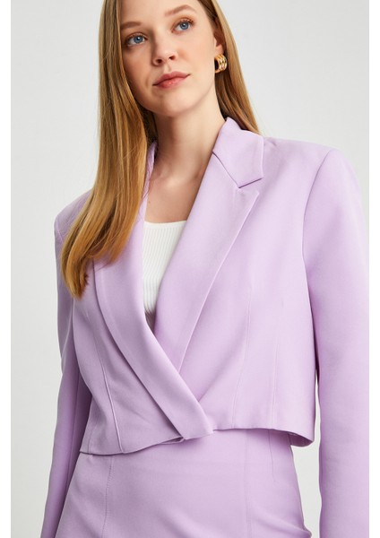 Kadın Kruvaze Kısa Blazer Ceket fiyatları