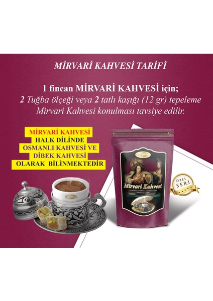 Tuğba Kuruyemiş Mirvari Kahvesi Metal Kutu 300 gr