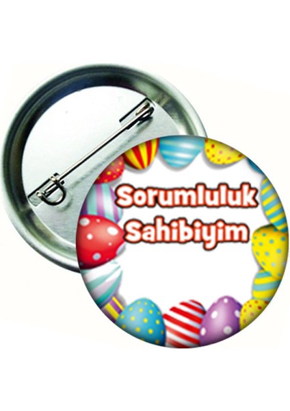 Sorumluluk Sahibiyim Öğrenci Rozeti