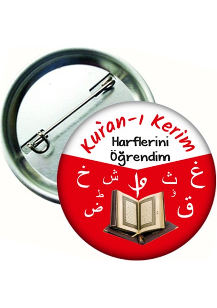 Kuran Harflerini Öğrendim Rozeti